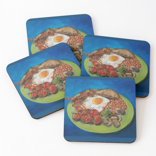 Item preview, oil painting English breakfast designed and sold by Astridsart-nl.