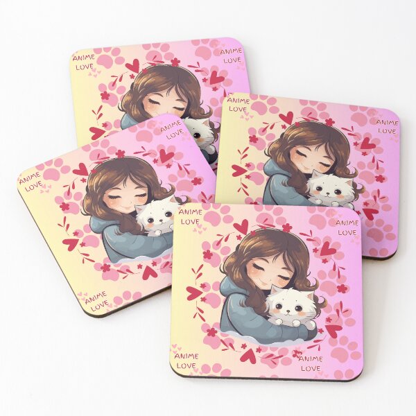 Item preview, Anime LOVE GIRL AND CAT designed and sold by AlonaM.