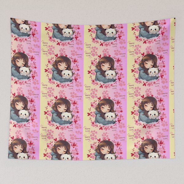 Item preview, Anime LOVE GIRL AND CAT designed and sold by AlonaM.