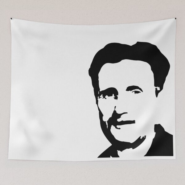Aperçu de l'œuvre George Orwell Visage créée et vendue par obviouslogic.