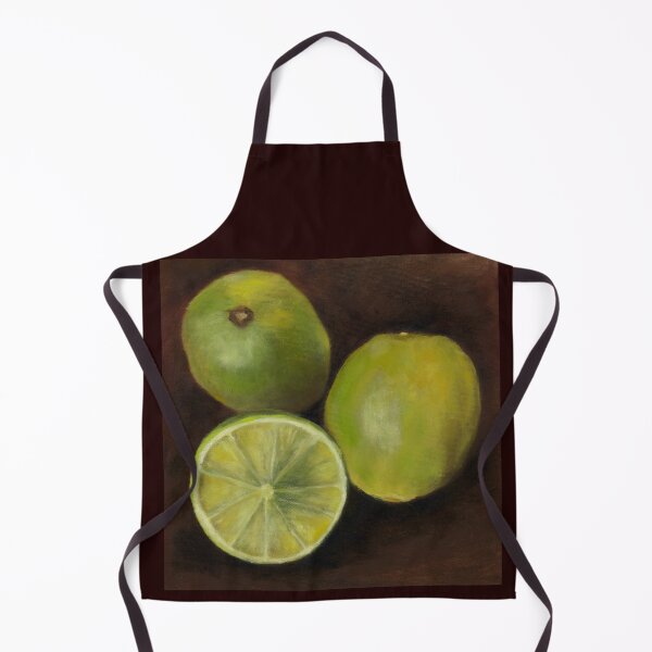 Item preview, three limes, oil paint designed and sold by Astridsart-nl.