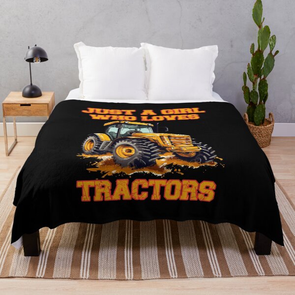 Item preview, Just a Girl Who Loves Tractors designed and sold by Kuki-shop.