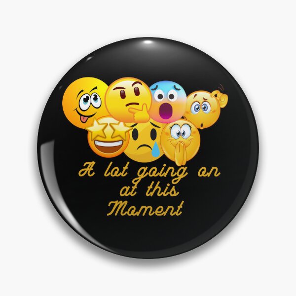 Artikelvorschau, Viele Emoji-Gesichter zeigen, was gerade passiert entworfen und verkauft von hjeeva.