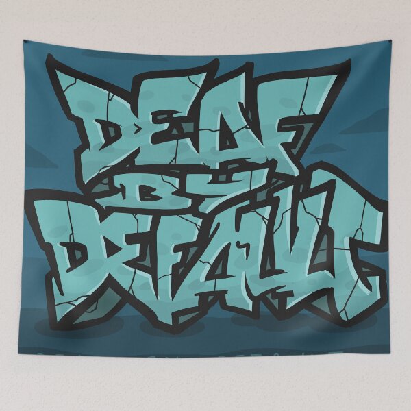 Item preview, Deaf by default  designed and sold by EyeCreateLines.