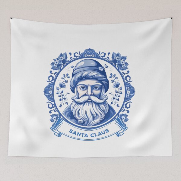Item preview, Santa Claus story - Delft blue – Netherlands art- Dutch heritage – Dutch culture - Dutch Windmills designed and sold by JansenGS.