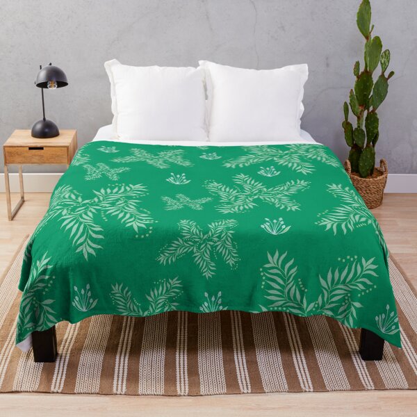 Item preview, Cool green Christmas flowers designed and sold by SerahO.