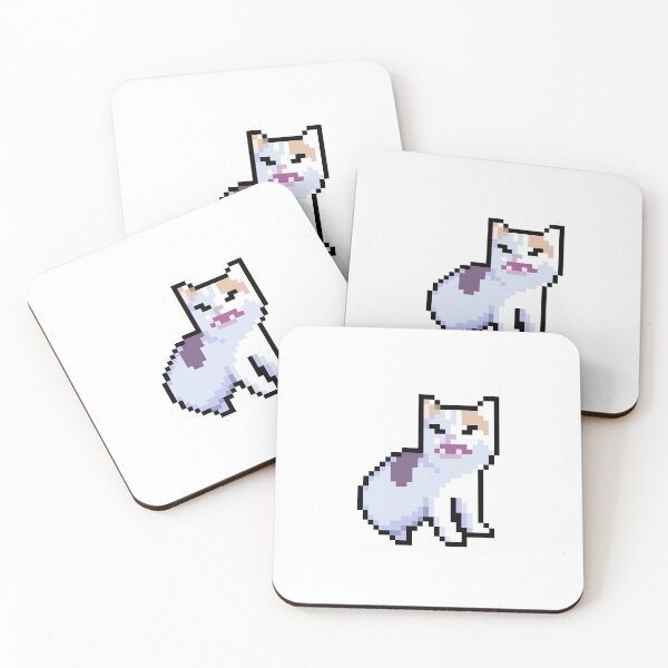 Item preview, meme cat pixel art designed and sold by BashPIXIE.