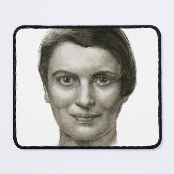 Item preview, Portrait of Ayn Rand is a drawing By Me designed and sold by PetPanache.