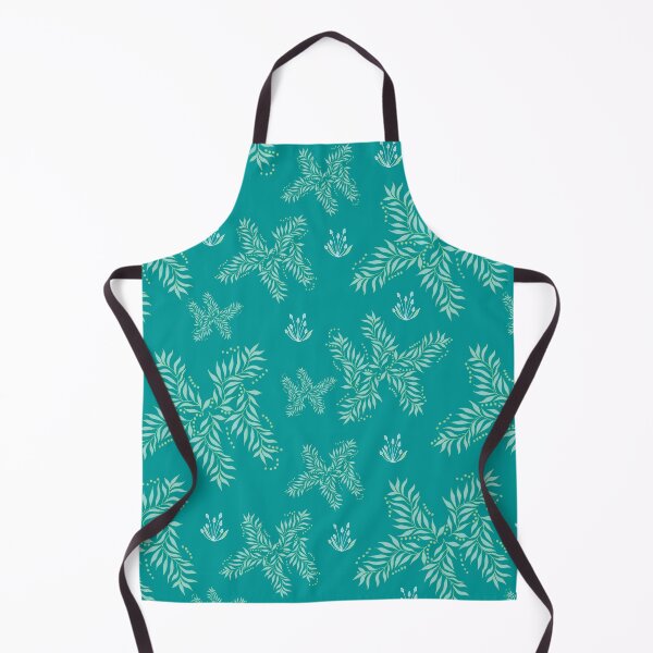 Item preview, Turquoise green Christmas flowers designed and sold by SerahO.
