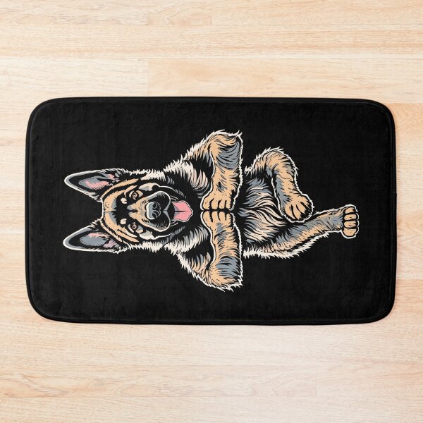 Item preview, German Shepherd Yoga Puppy Dog Funny Tree Pose Vrikshasana designed and sold by GrandeDuc.