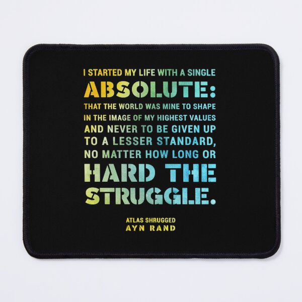 Item preview, I started my life with a single absolute - Ayn Rand designed and sold by PetPanache.