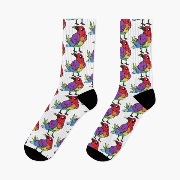 Item preview, DBD LGBTQ+ Orgullo Arco Iris Cuervo designed and sold by SentABear.