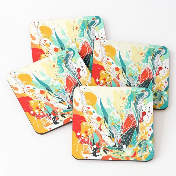 Item preview, A beautiful abstract print in the style of organic forms designed and sold by spoo-art.