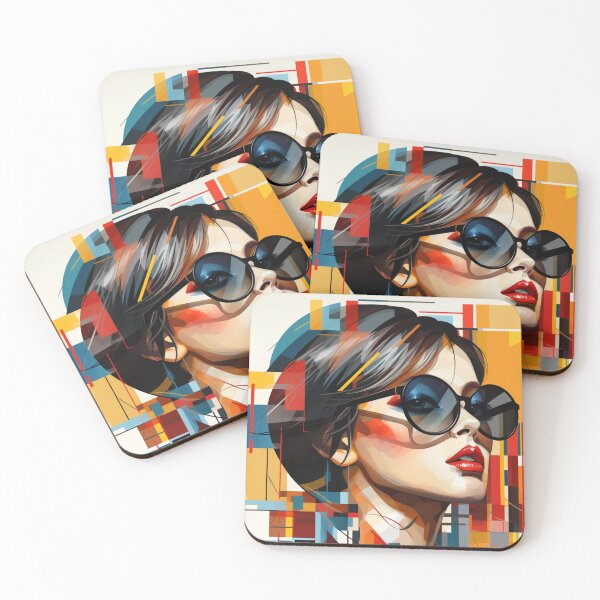 Item preview, A stylish woman in sunglasses. designed and sold by UILOVE.