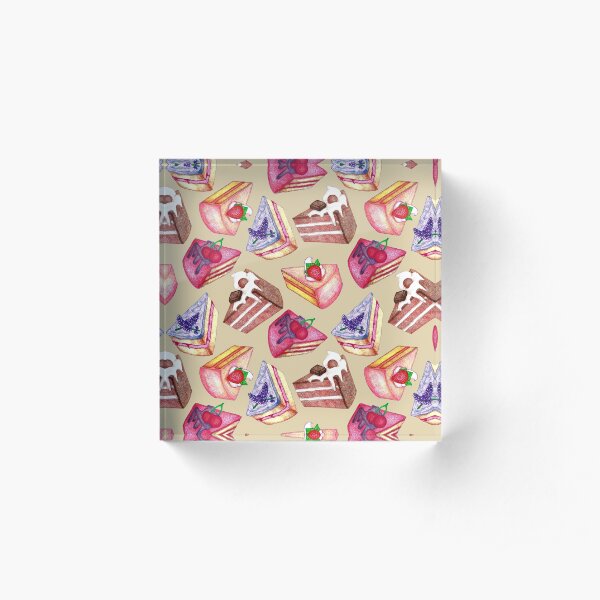 Piece of Cake Acrylic Block