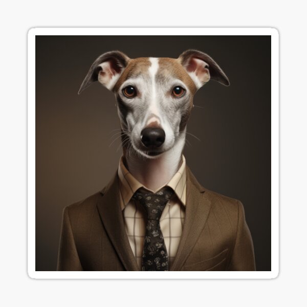 Item preview, Whippet Dog in Suit designed and sold by Merchgard.
