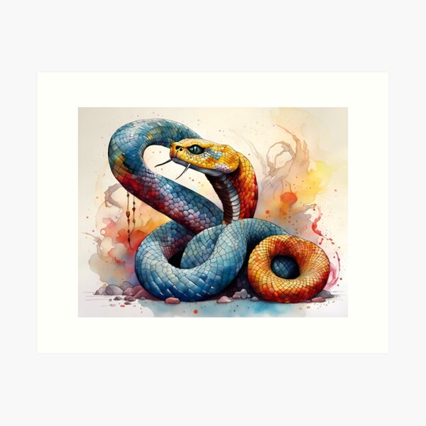 Serpent snake cobra viper fantasy fanged