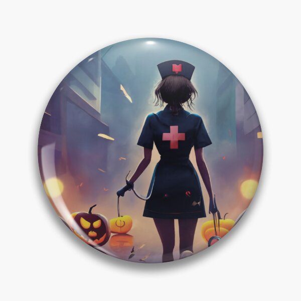 Item preview, Dark halloween nurse designed and sold by LuckyFamily.