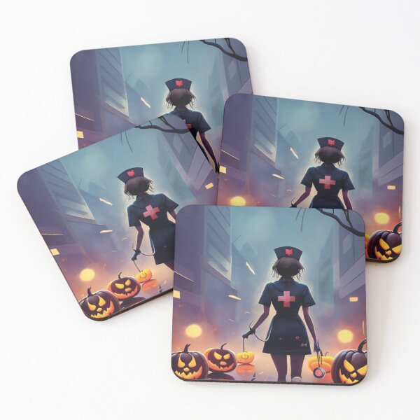 Item preview, Dark halloween nurse designed and sold by LuckyFamily.