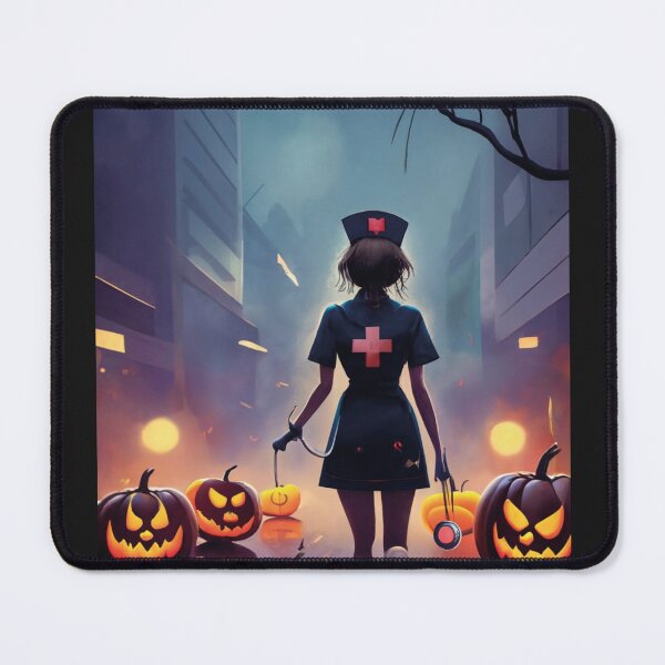 Item preview, Dark halloween nurse designed and sold by LuckyFamily.
