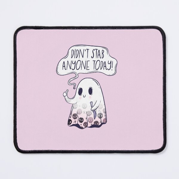 Item preview, Cute Ghost - Didn’t Stab Anyone Today  designed and sold by Jess.a.creates.