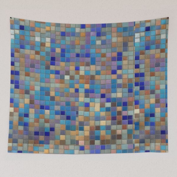 Item preview, Blue mosaic design designed and sold by fc2c.