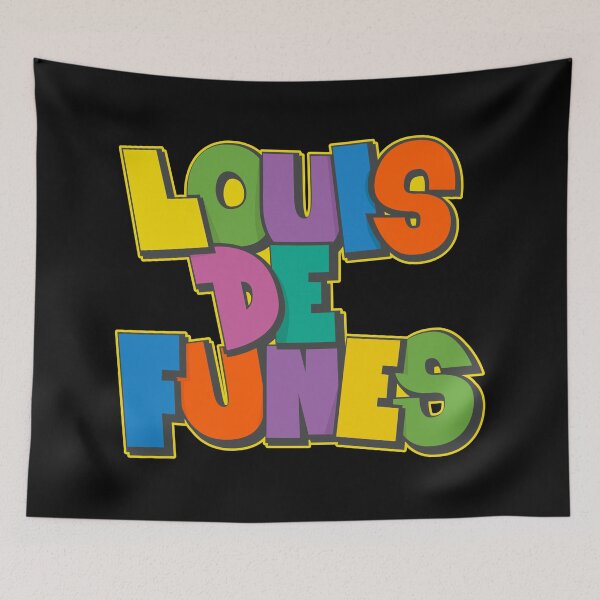 Item preview, Louis de Funès Comic Typo Design - A Tribute to His Iconic Films designed and sold by Boogosh.