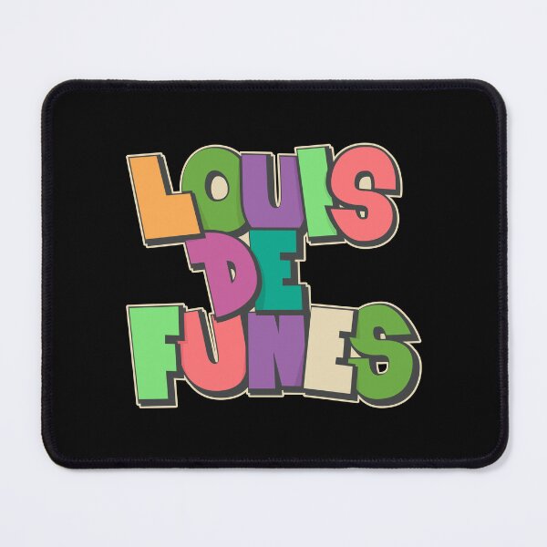 Item preview, Louis de Funès Comic Typo Design - A Colorful Homage designed and sold by Boogosh.