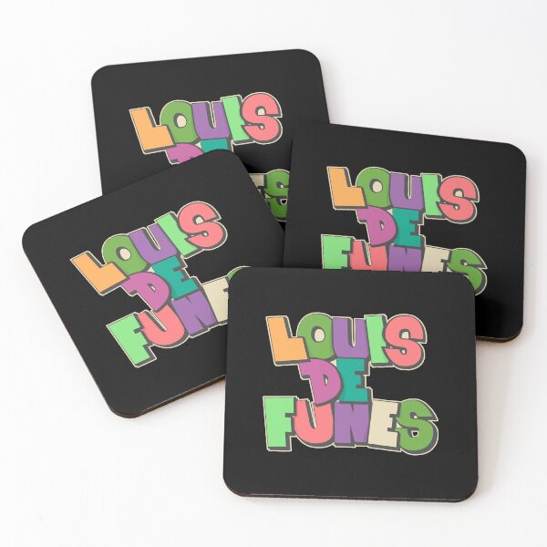 Item preview, Louis de Funès Comic Typo Design - A Colorful Homage designed and sold by Boogosh.