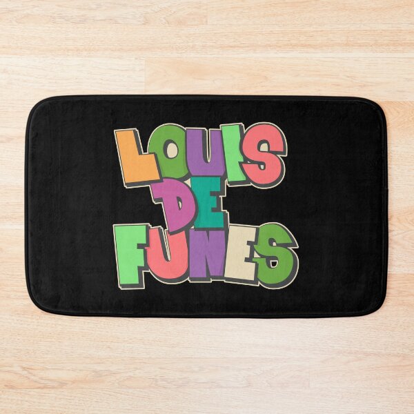 Item preview, Louis de Funès Comic Typo Design - A Colorful Homage designed and sold by Boogosh.