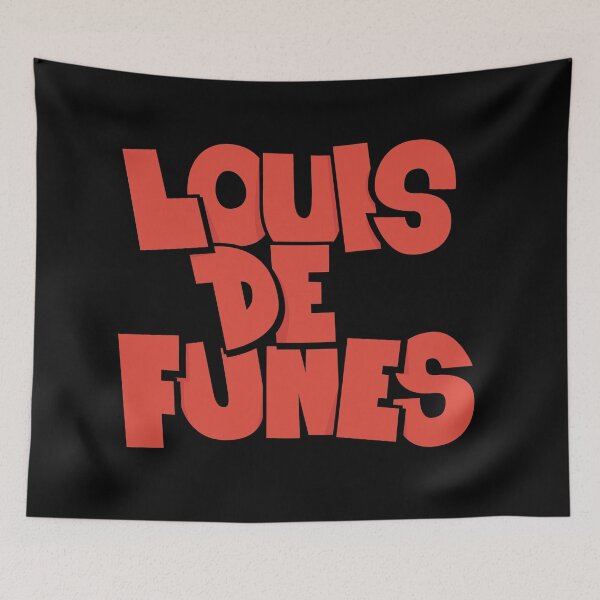 Item preview, Louis de Funès Comic Typo Design - A Colorful Homage designed and sold by Boogosh.