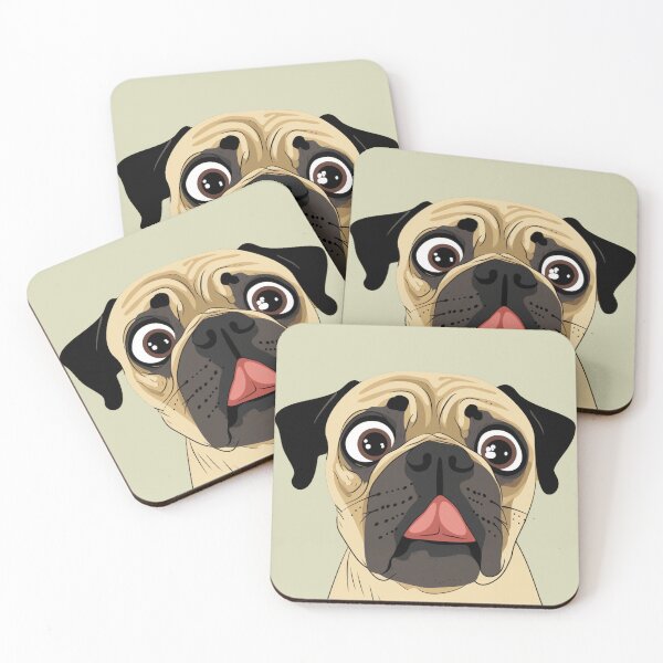 Item preview, Puppy Eyed Pug Cute Canine designed and sold by Wiseass.