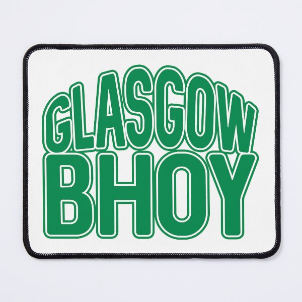 Item preview, GLASGOW BHOY, Glasgow Celtic Football Club Green and White Text Design designed and sold by MacPean.