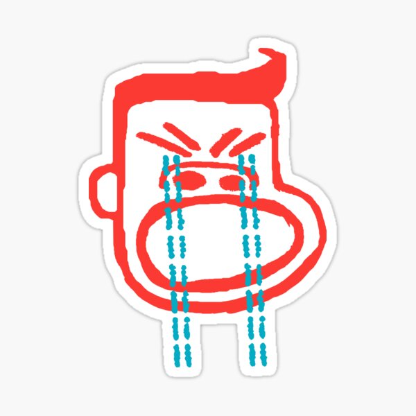 Crying Baby Sticker