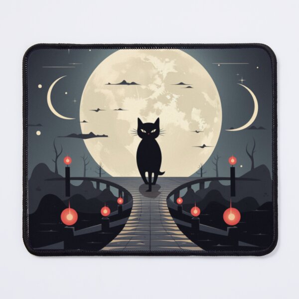 Item preview, Black Cat and the Moon  designed and sold by Custom-Print.
