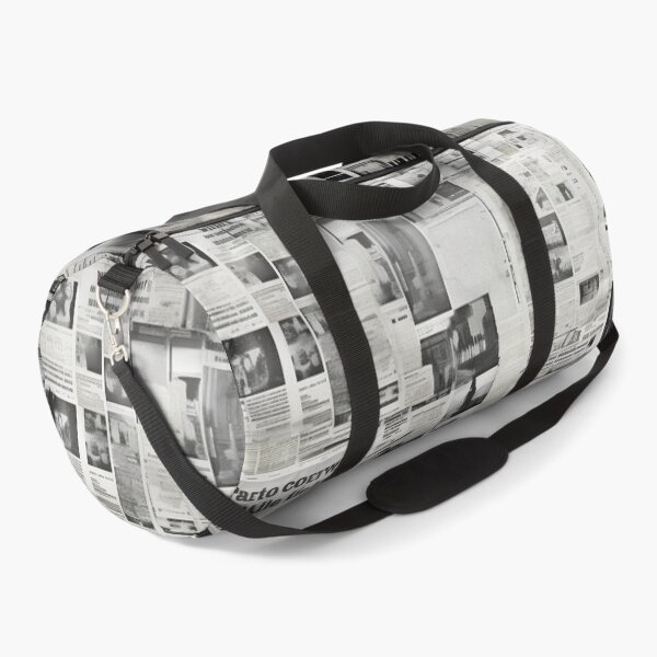 Item preview, black and white old style newspaper pattern designed and sold by in-leggings.