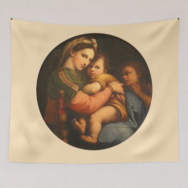 Item preview, The Madonna della Sedia , by Anton Raphael Mengs. High definition. designed and sold by MINDTHECHERRY.