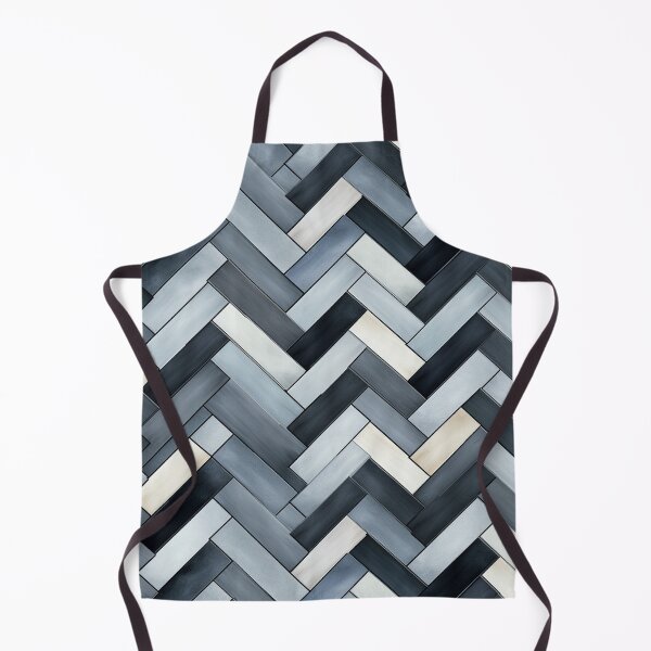 Artikelvorschau, Blue, White, Herringbone Pattern entworfen und verkauft von SideSignal.
