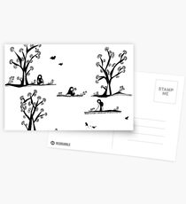 Maidens in the Field Postcards