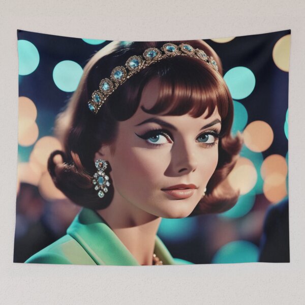 Item preview, Regal Radiance: 60s Tiara and Greens designed and sold by opulantorbit.