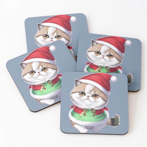 Item preview, Adorable Exotic Shorthair Christmas Kitten designed and sold by purrfect pattern.