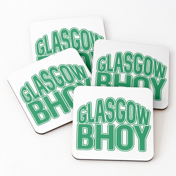 Item preview, GLASGOW BHOY, Glasgow Celtic Football Club Green and White Text Design designed and sold by MacPean.