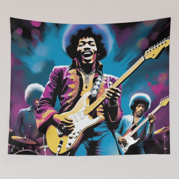 Item preview, Funky Jam: Purple Hues and Hendrix designed and sold by opulantorbit.