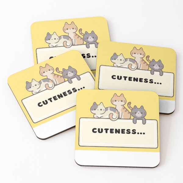 Item preview, cute cats designed and sold by GREENGLOWGOODS.