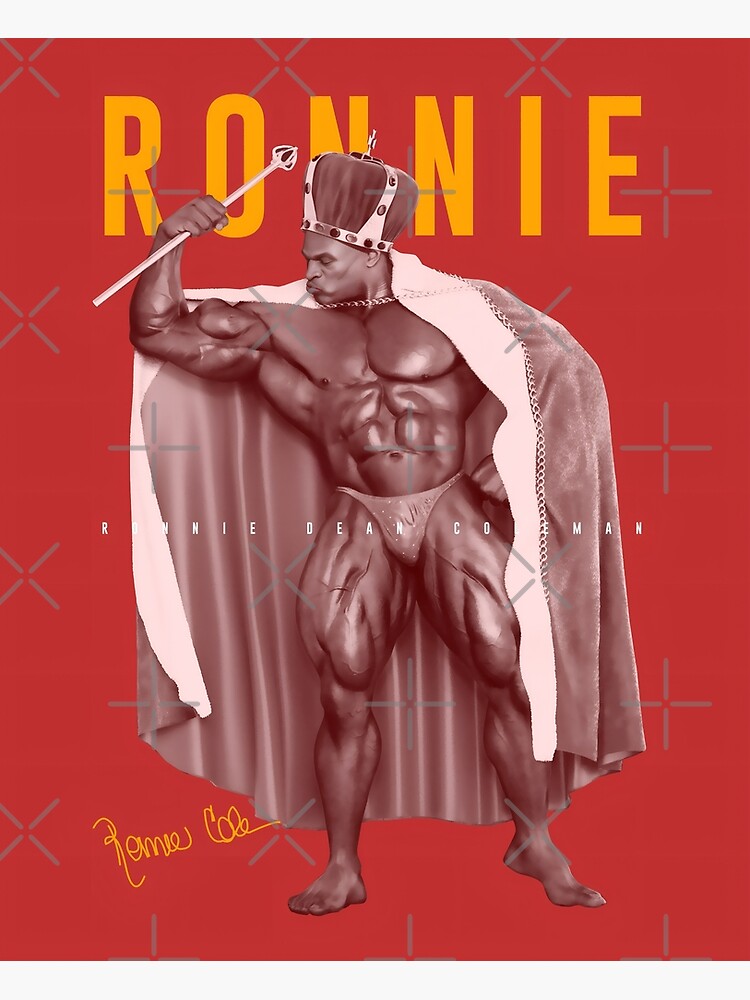 Ronnie Coleman Tribute Art Print Bodybuilding Legend Gym Wall