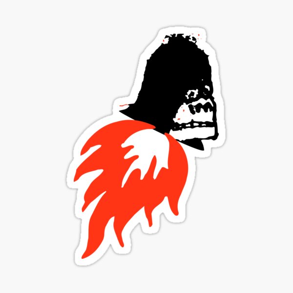 Flying Gorilla Sticker