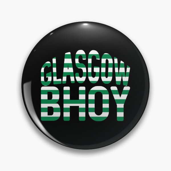 Item preview, GLASGOW BHOY, Glasgow Celtic Football Club Green and White Hooped Text Design designed and sold by MacPean.