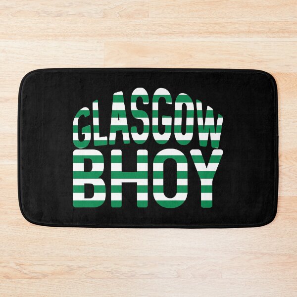 Item preview, GLASGOW BHOY, Glasgow Celtic Football Club Green and White Hooped Text Design designed and sold by MacPean.