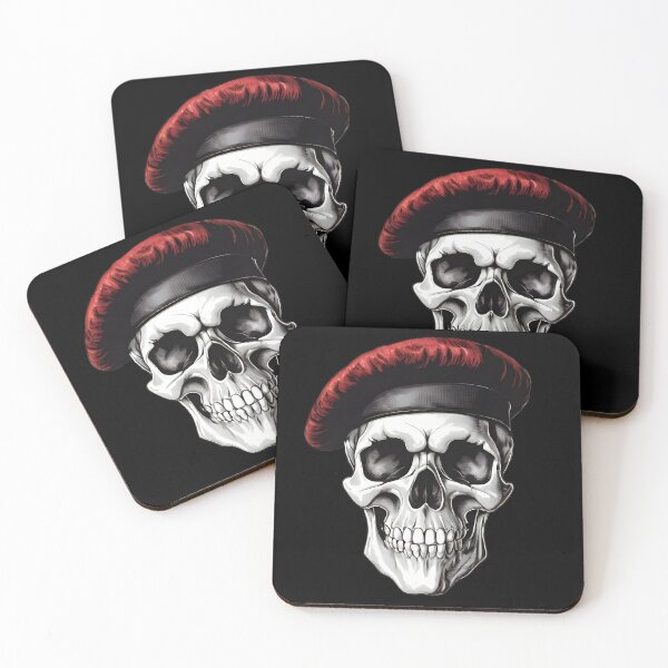 Item preview, Skull with red beret designed and sold by Zanimations.