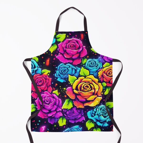 Item preview, Neon Rose Pattern designed and sold by SeamCraft.